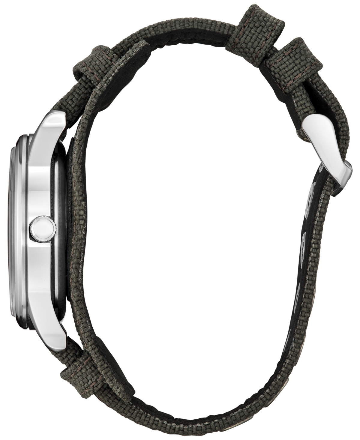 Citizen Eco-drive Men's Marvel Captain America Forever Gray Fabric Strap Watch 40mm In Gray