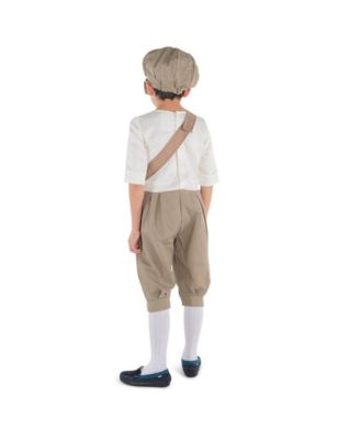 Kids Vintage News Costume Set