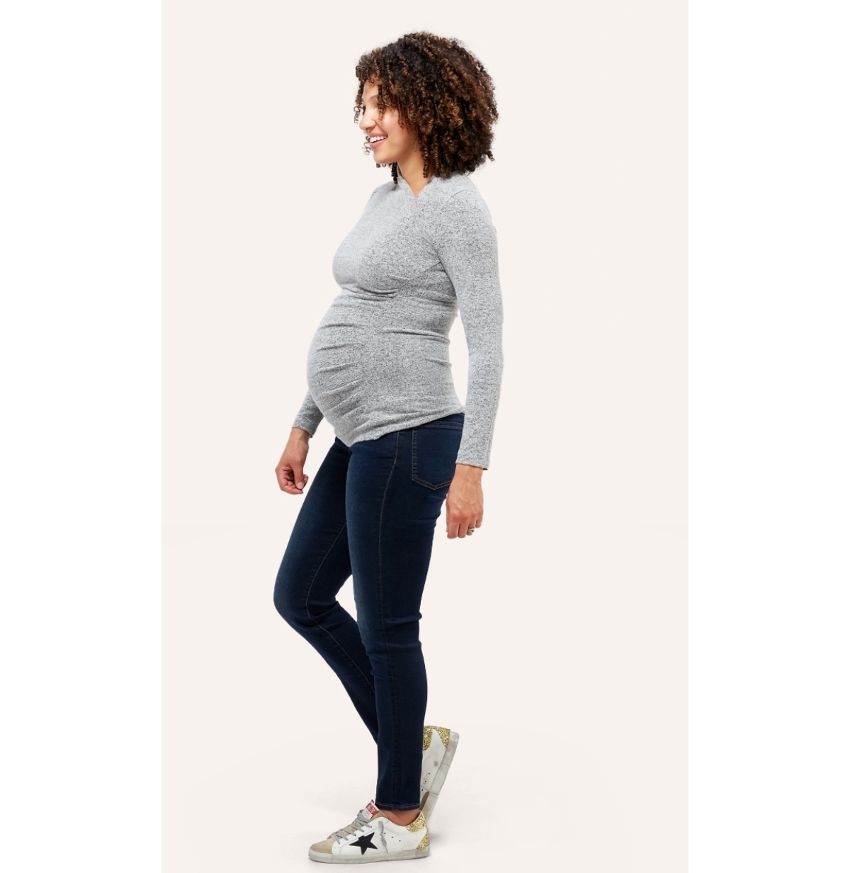 Nom Maternity Maternity Claire Cloud Knit Sweater