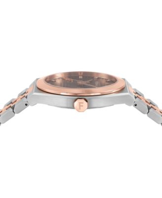 Men's Swiss Diamond (1/20 ct. t.w.) Two-Tone Stainless Steel Bracelet Watch 40mm