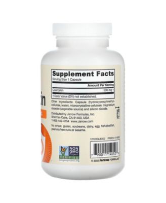 Quercetin  500 mg  -  200 Veggie Capsules