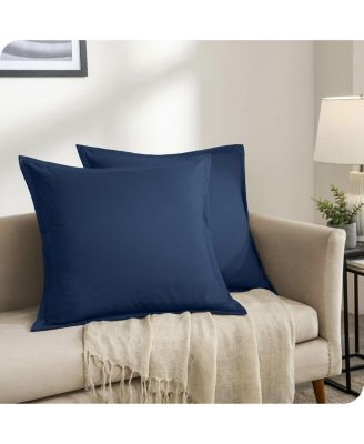 Ultra-Soft Double Brushed Pillow Sham Set, Euro
