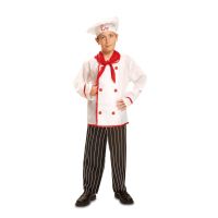 Toddler Chef Top, Pants, Scarf & Hat Costume Set
