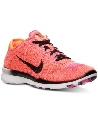 nike women's free tr flyknit training sneakers from finish line