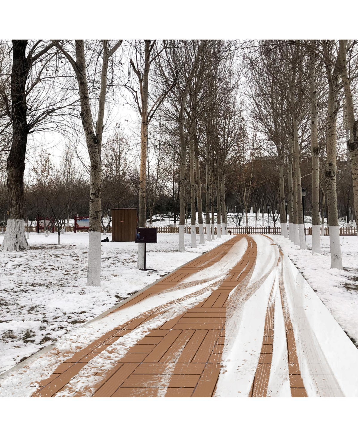 Streamdale Furniture Plastic Interlocking Deck Tiles, 11.8