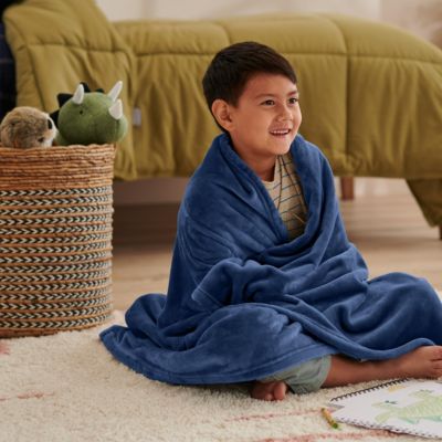 Microplush Flannel Fleece Kids Blanket, Child
