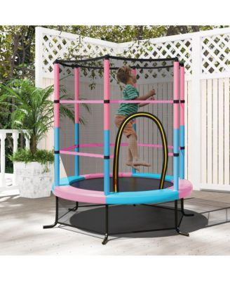 55" Kids Trampoline Bouncing Jumping Mat Recreational Trampoline