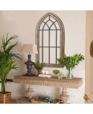 Wood and Metal Cathedral Wall Decor