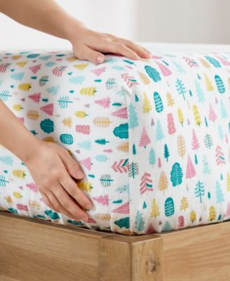 Novelty Printed Flannel 3-Pc. Sheet Set, Twin XL