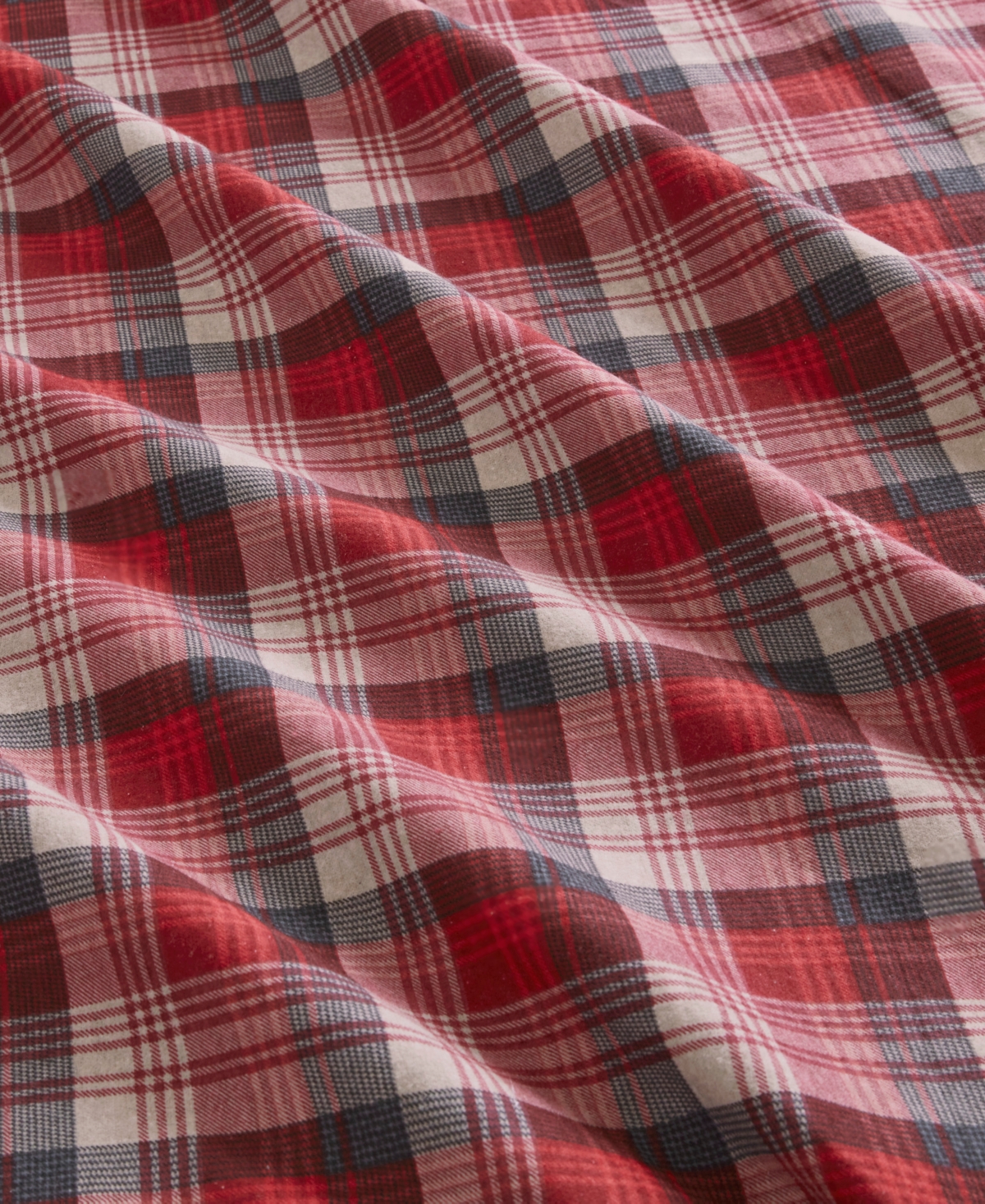 Woolrich Printed Flannel 3-pc. Sheet Set, Twin In Red Plaid
