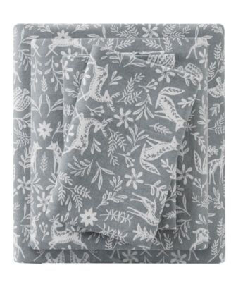 Extra Deep Pocket Cotton Flannel 4-Pc. Sheet Set, Full