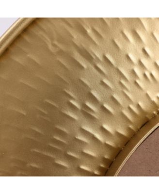 3-Piece Gold Metal Round Wall Mirror Set