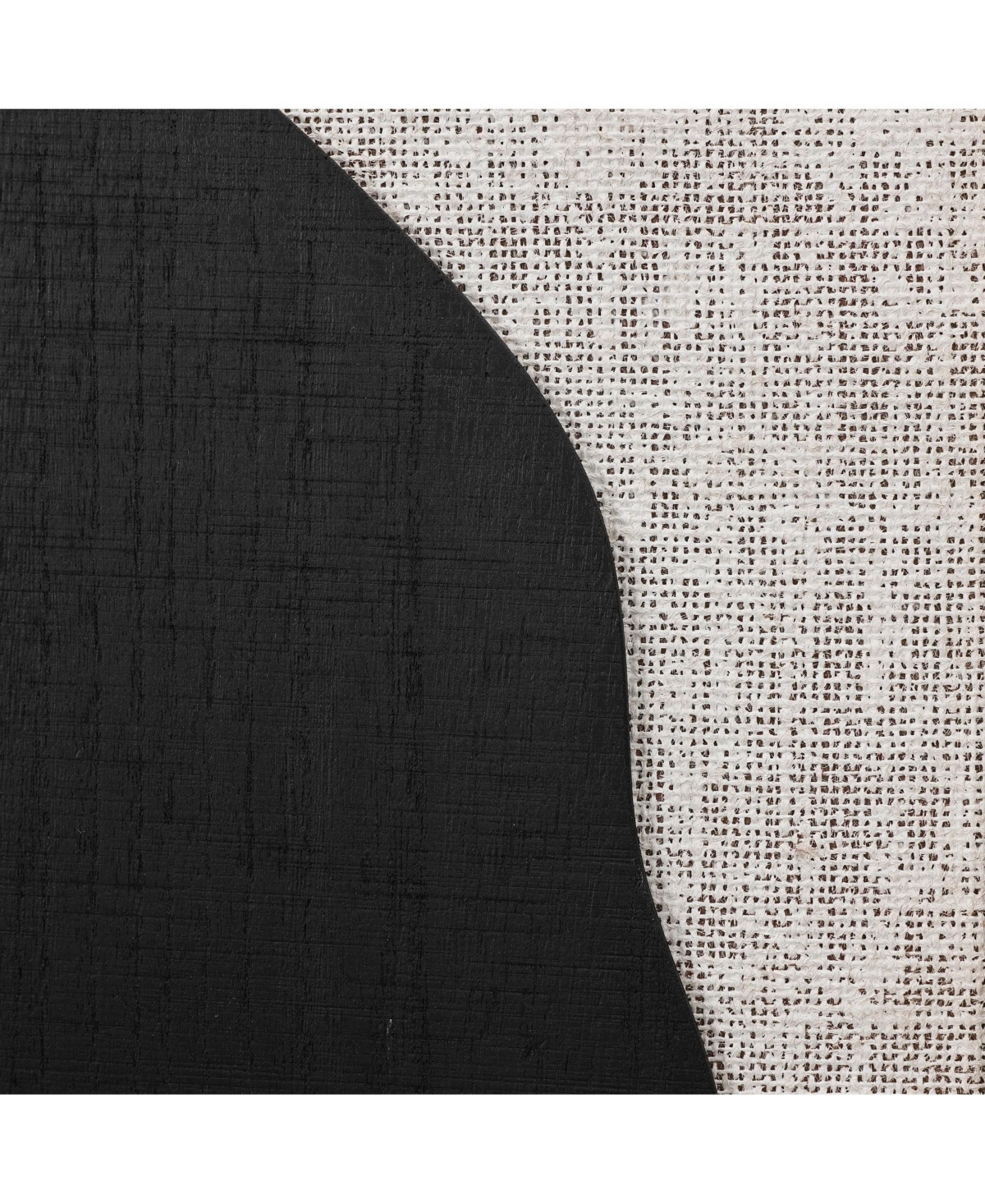 Luxenhome 2-pc Earth Tone Abstract Rectangular Wood Wall Decor Set In White,black,brown,beige