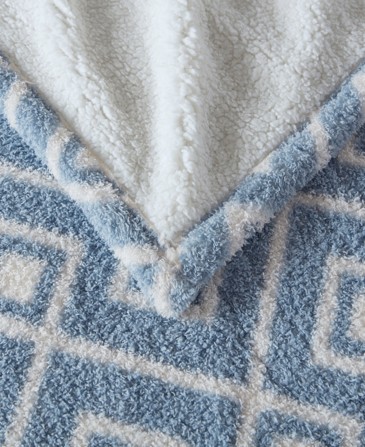 Sharper Image Amira Dream Soft Heated Throw, 50" X 60" In Blue