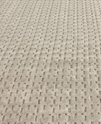 Exquisite Rugs Monroe Silk 3971 Rug Collection In Taupe