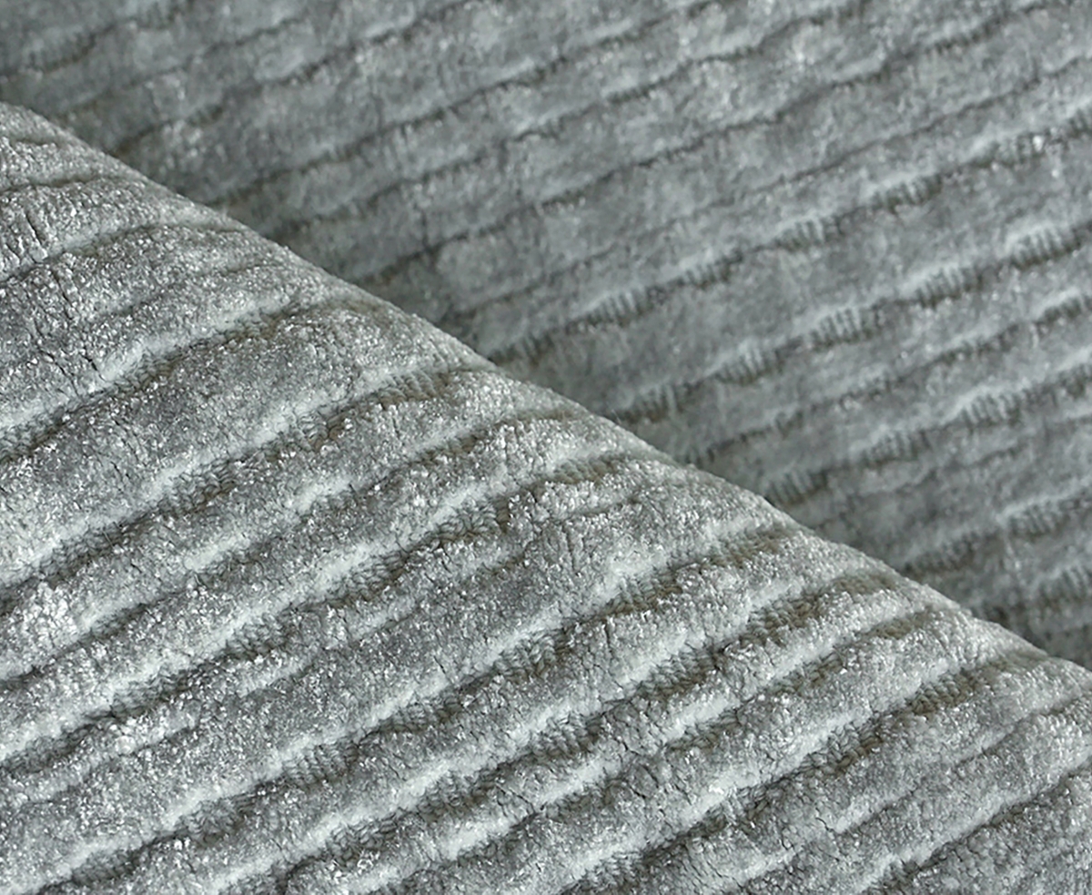 Exquisite Rugs Cabrini Modern 6730 2'x3' Area Rug In Silver