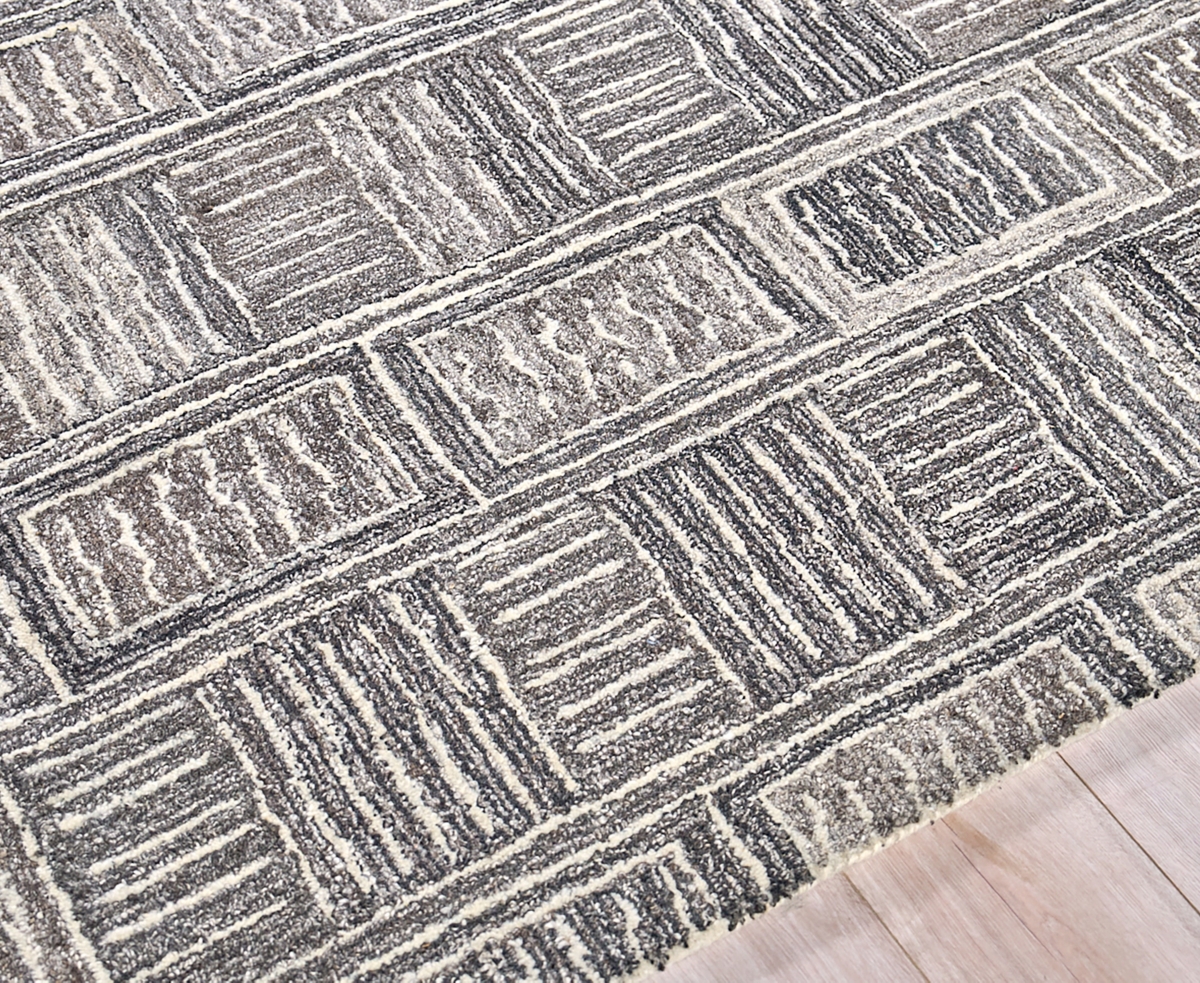 Exquisite Rugs Naturals 6777 Area Rug, 8' X 10' In Charcoal