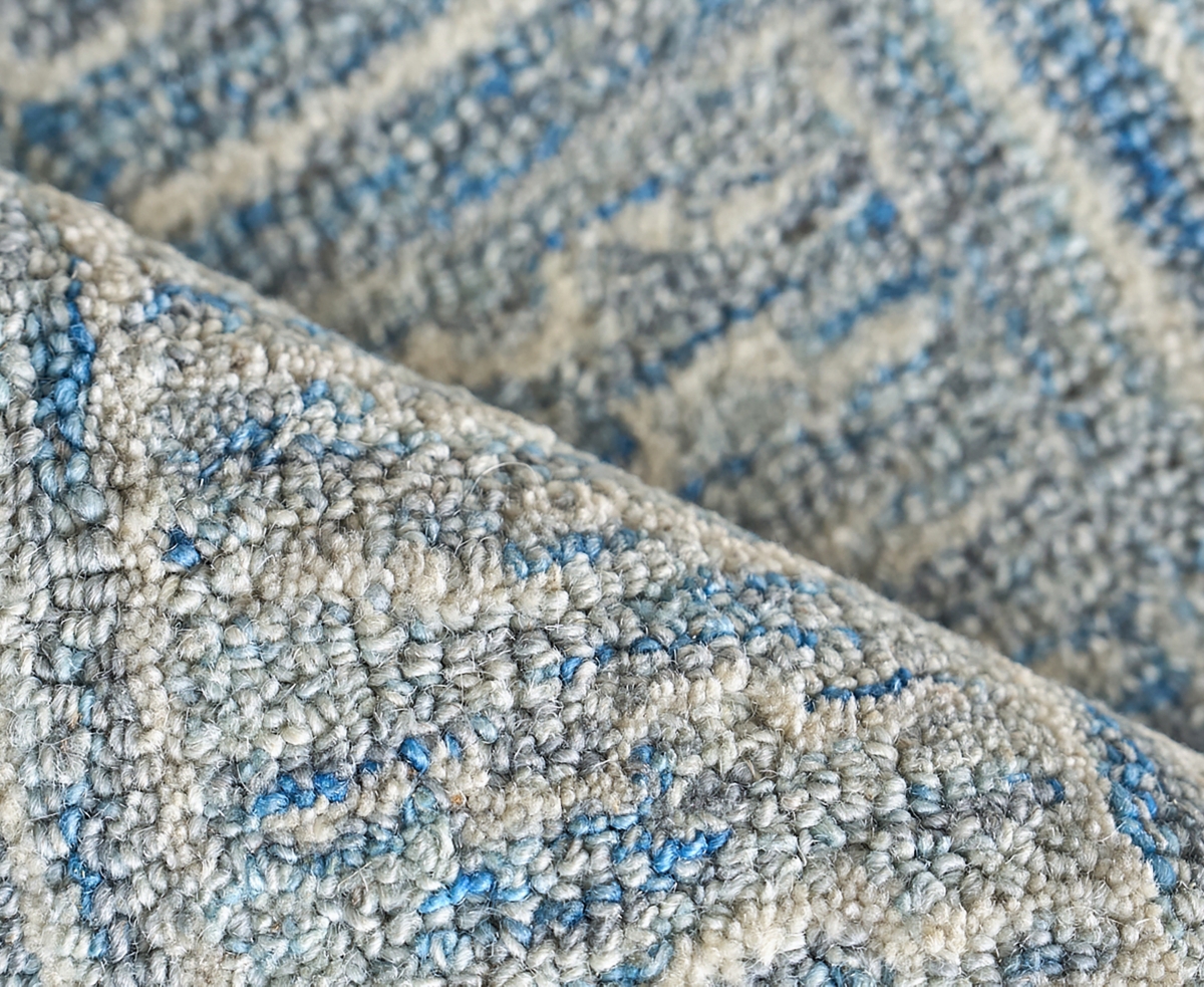 Exquisite Rugs Naturals 6778 Area Rug, 8' X 10' In Blue,ivory