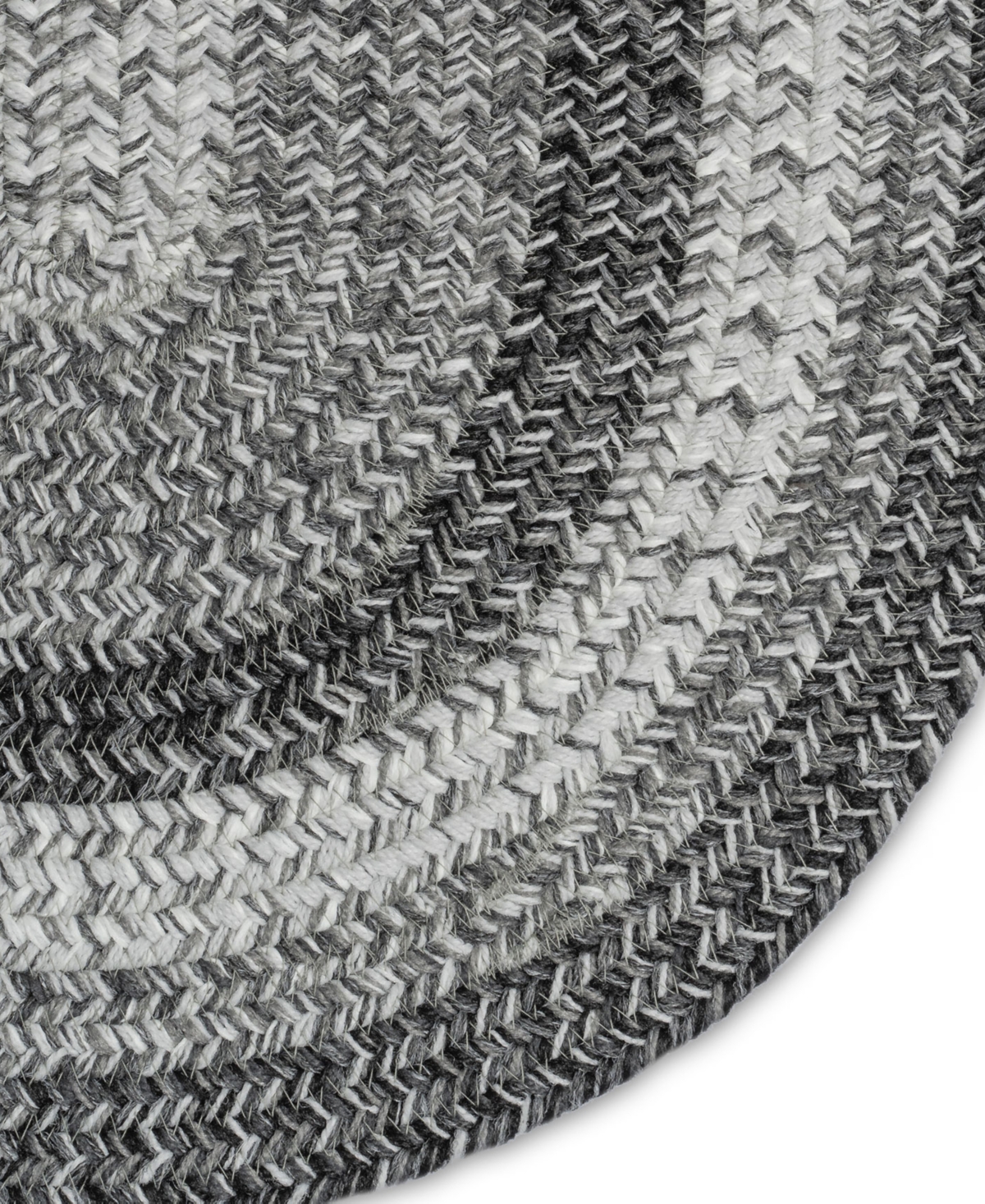 Capel Sturbridge 0223 2'3"x9' Oval Runner Area Rug In Slate