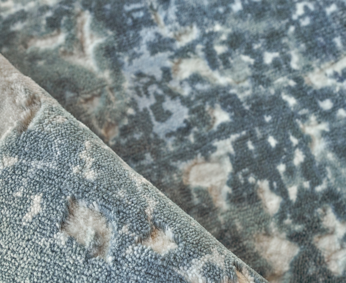 Exquisite Rugs Roset 2540 6'x9' Area Rug In Blue,ivory