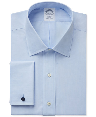 Brooks Brothers Regent Classic-Fit Non-Iron Solid French Cuff Dress Shirt