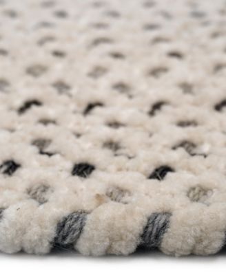 Dramatic Static 0027 2'3"x9' Oval Runner Area Rug