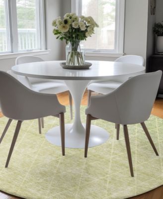 Lazio Washable LZ2 8'x8' Round Area Rug