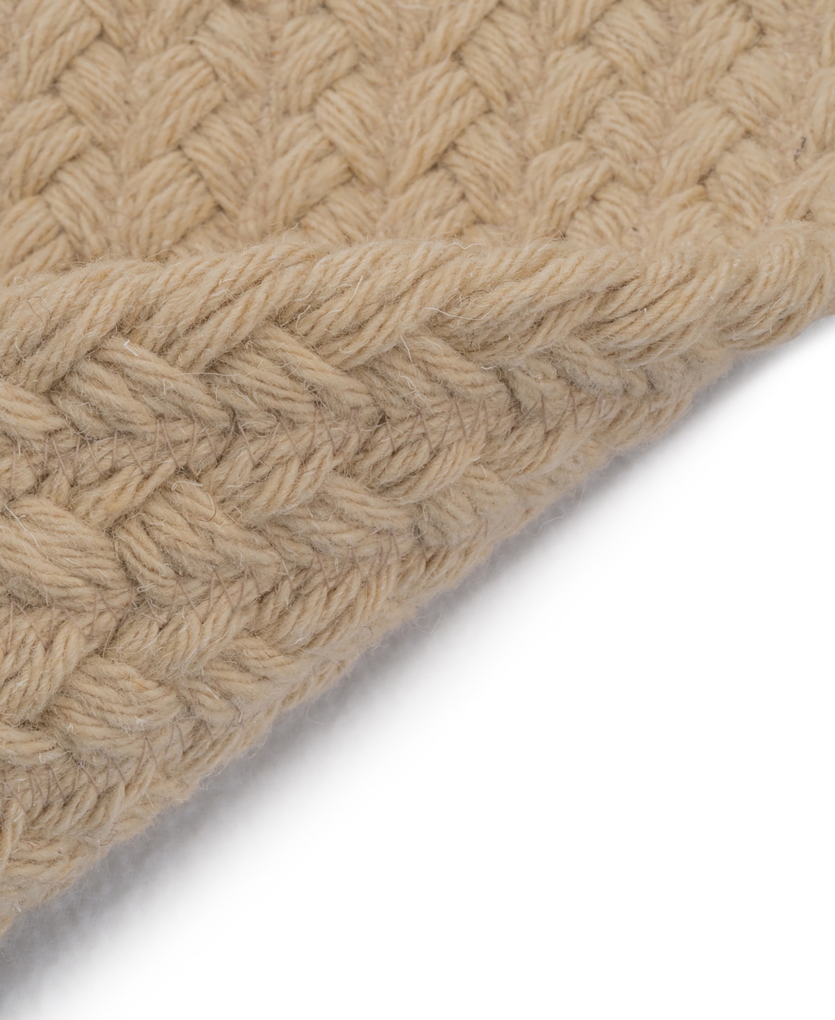 Capel Naturelle 0379 2'x8' Oval Runner Area Rug In Tan,beige