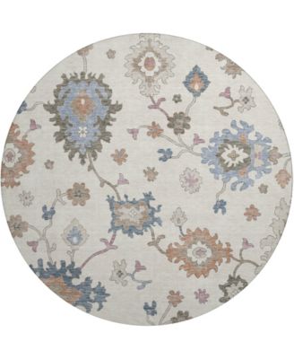 Hatay Washable HY4 8'x8' Round Area Rug