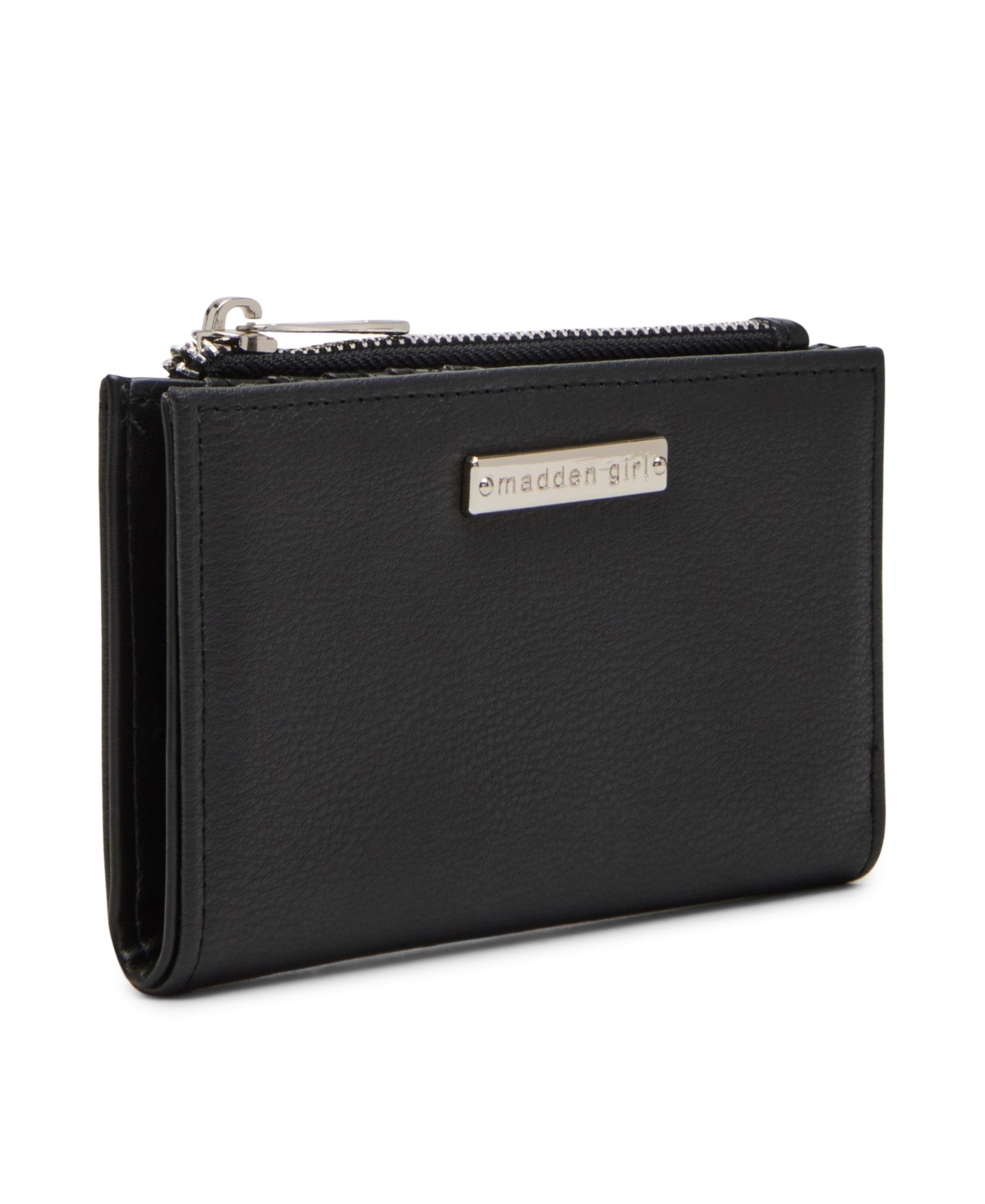 Madden Girl Morr Snap Wallet In Black