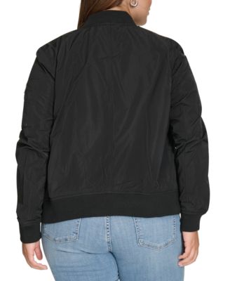 Trendy Plus Size Melanie Bomber Jacket
