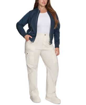 Trendy Plus Size Melanie Bomber Jacket