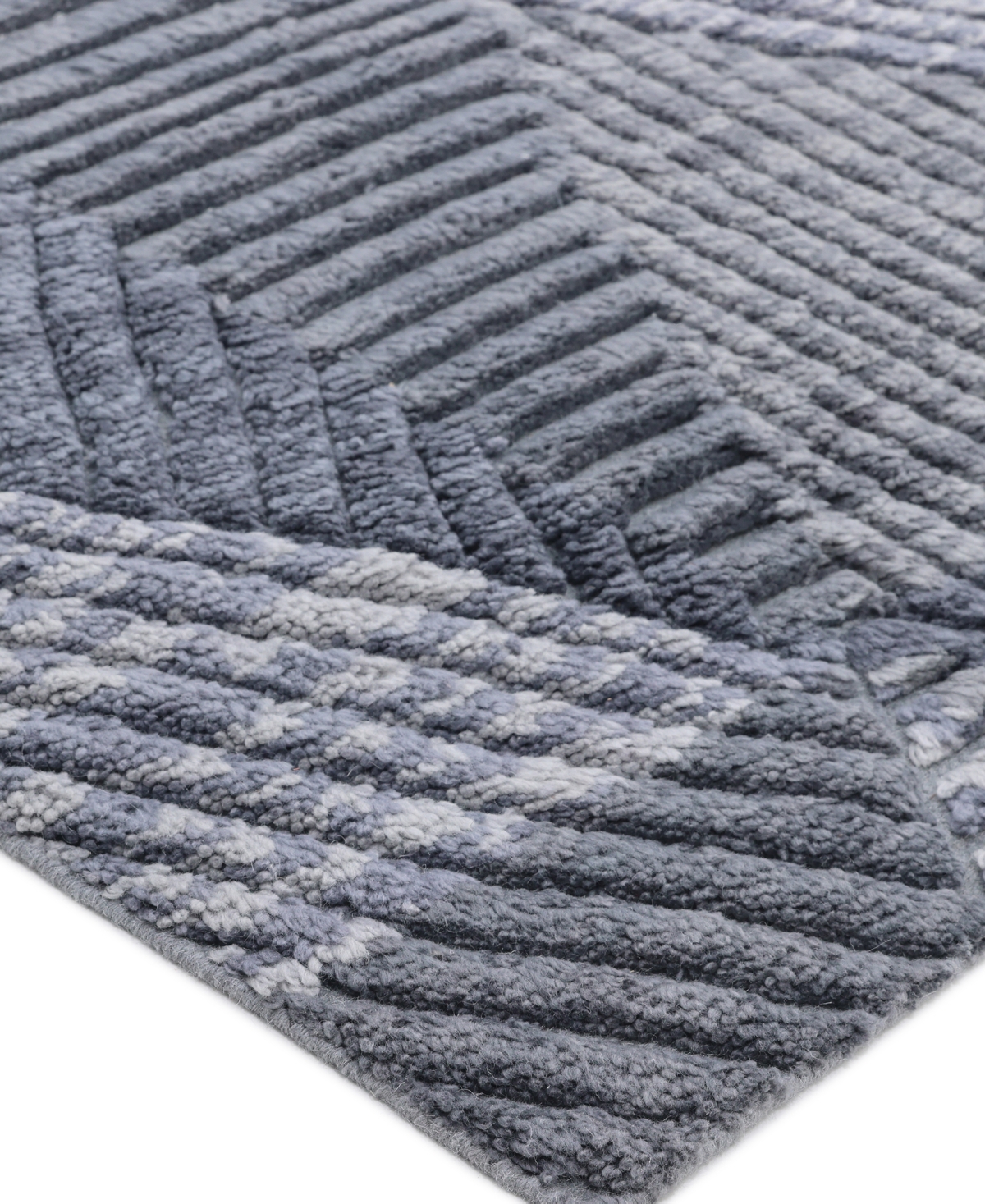 Timeless Rug Designs Erie S3398 3'x5' Area Rug In Gray