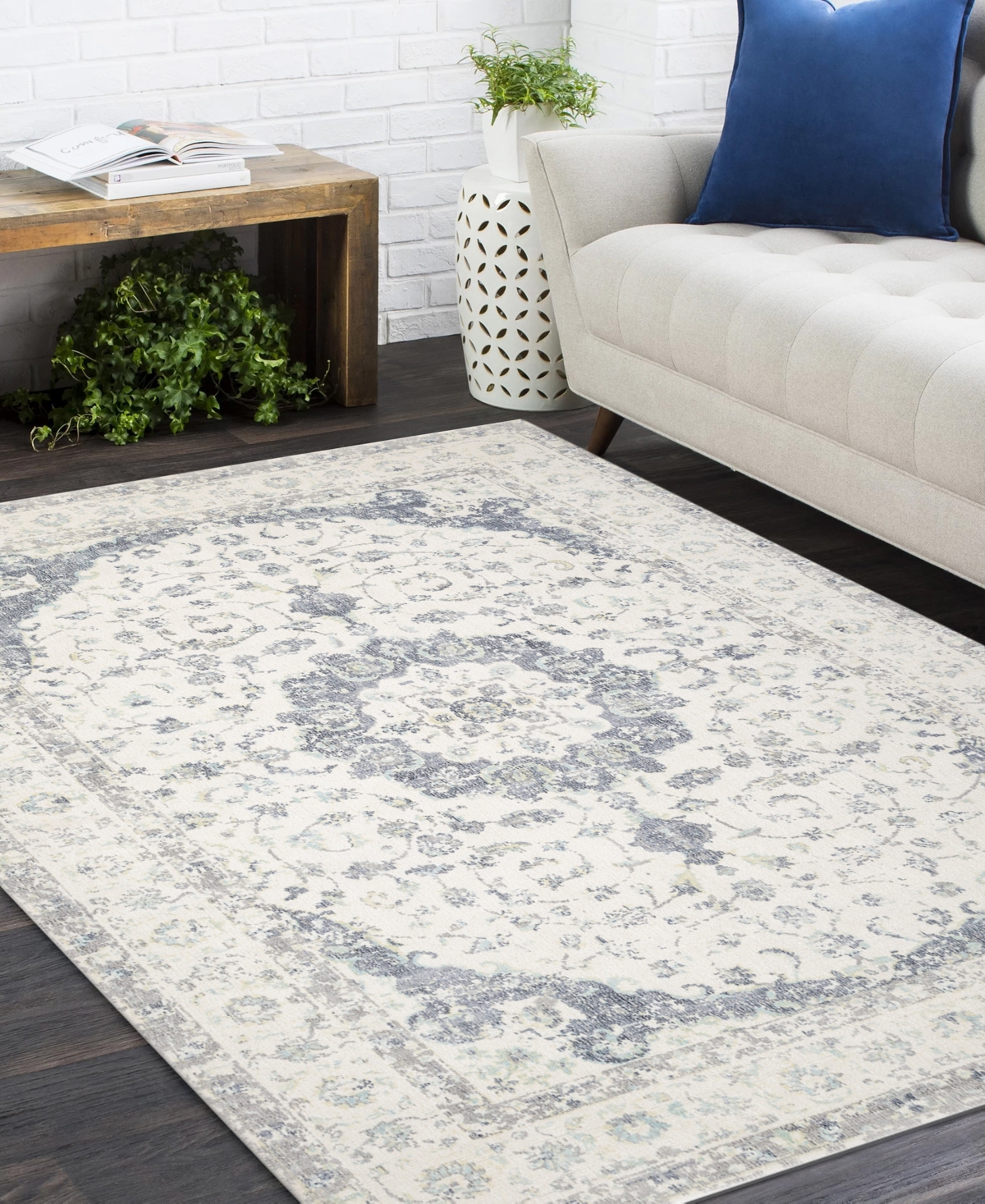 Timeless Rug Designs Leena S3359 3'x5' Area Rug In Ivory