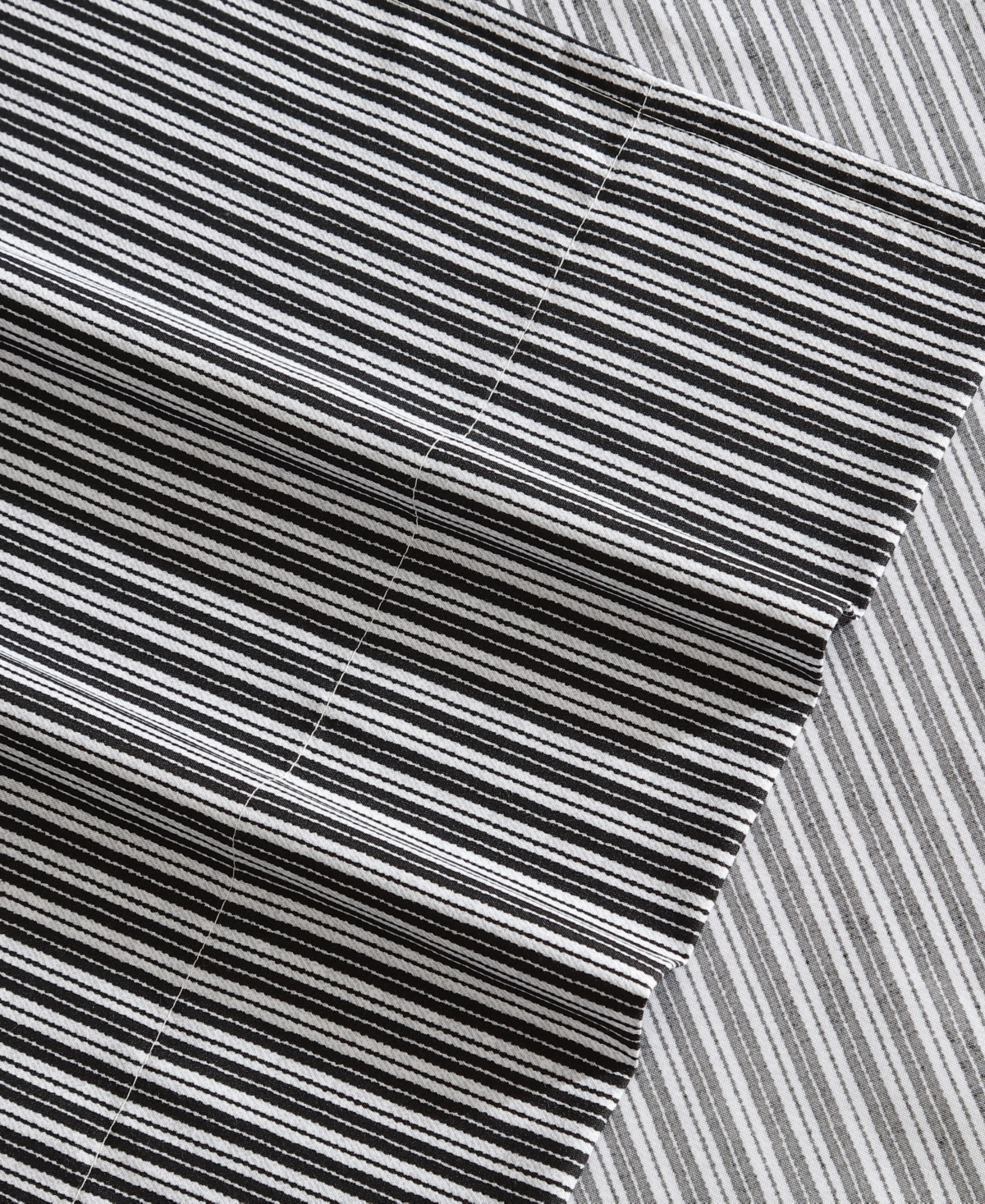 Kenneth Cole New York Microfiber 4 Piece Sheet Set, Twin In Twill Stripe