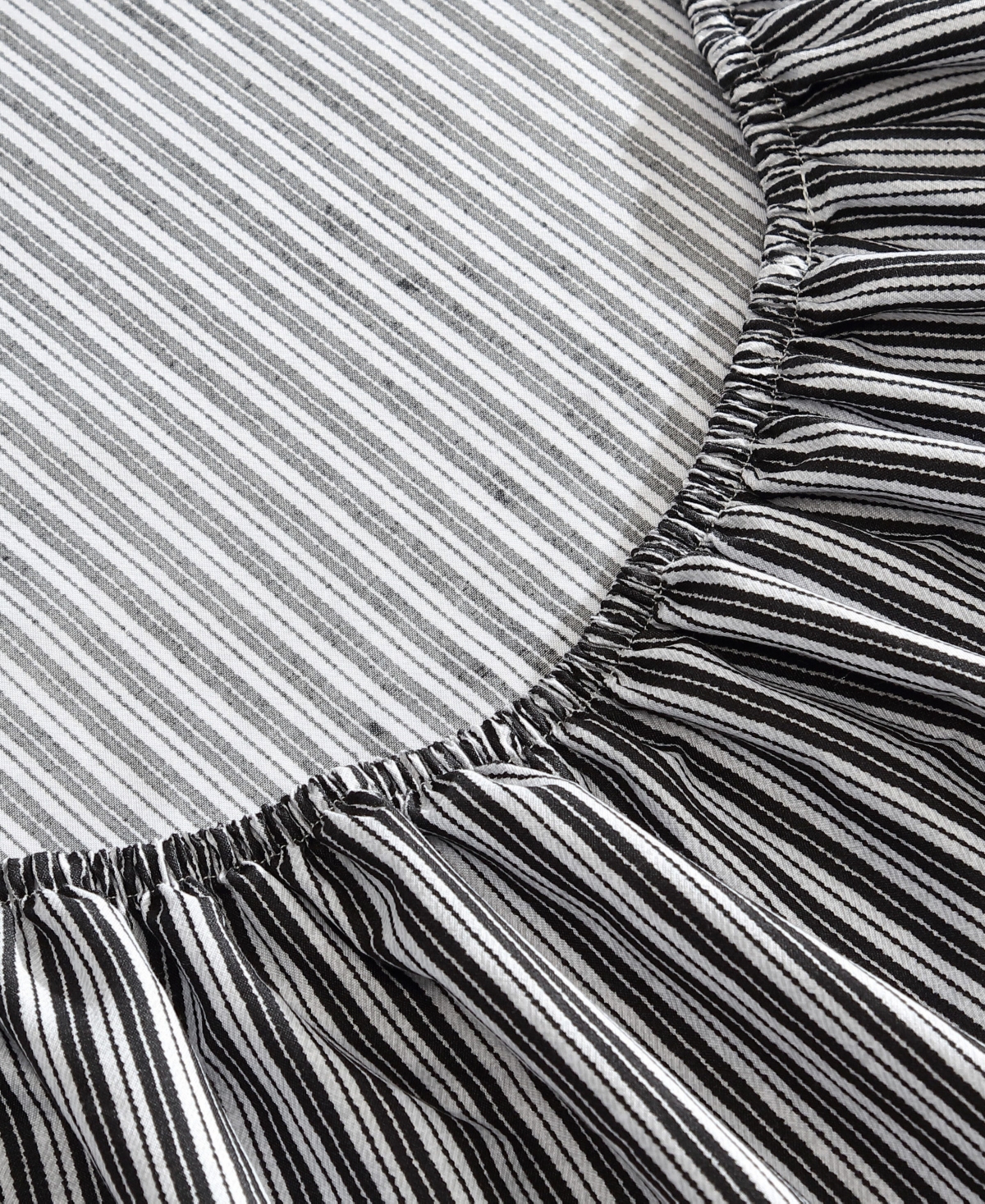 Kenneth Cole New York Microfiber 4 Piece Sheet Set, Twin In Twill Stripe