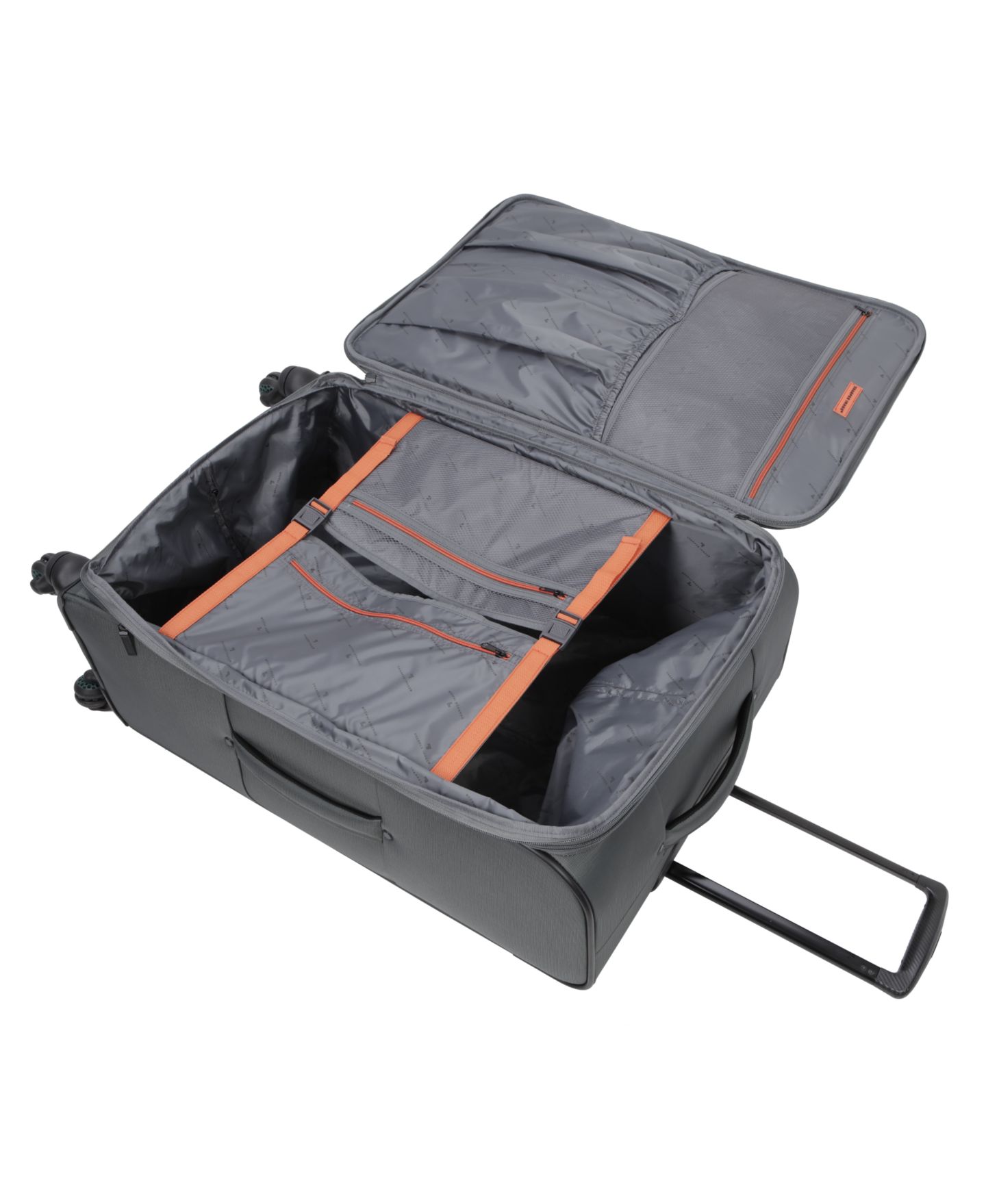 Чемоданы Sharper Image Travel Eva Molded 5 Piece Softside Luggage Set, цвет: Тёмный зелёный — фото 4