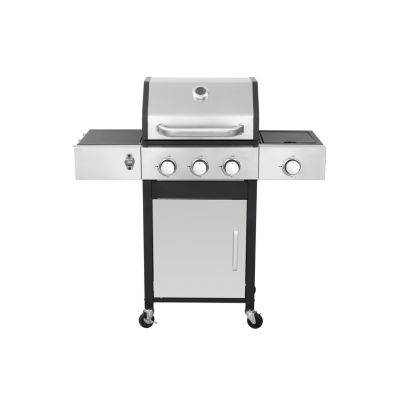 Streamdale 3-Burner Propane Gas Grill, 37230BTU with Enameled Cast Iron Grids
