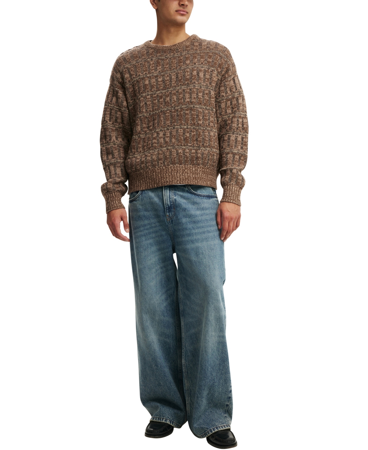 COTTON ON MEN'S GARAGE KNIT SWEATER 