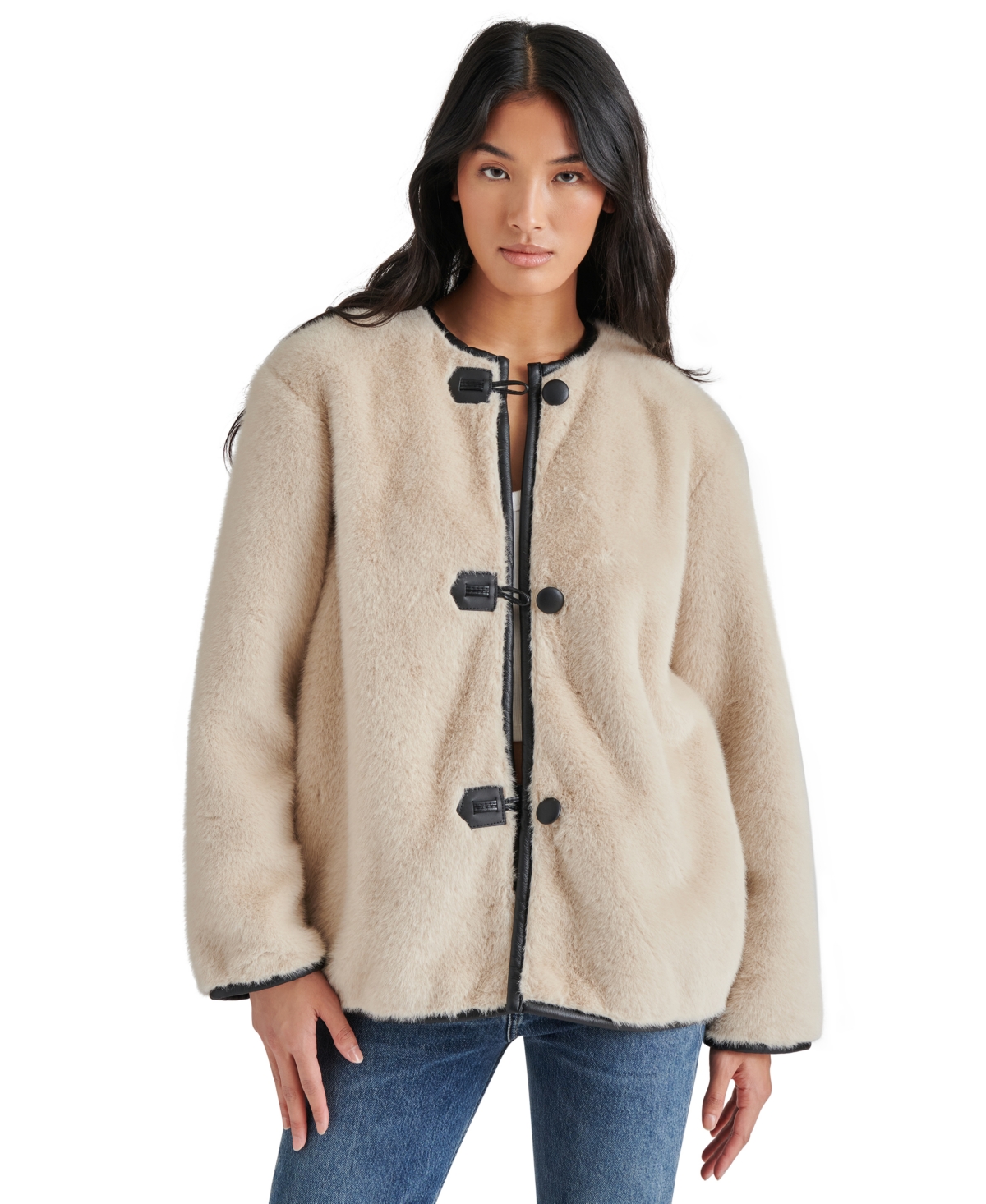 Steve Madden Women's Yuna Faux-Fur Jacket