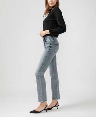 Women's Avery High Rise Curvy Fit Straight Jeans