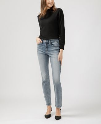 Women's Avery High Rise Curvy Fit Straight Jeans