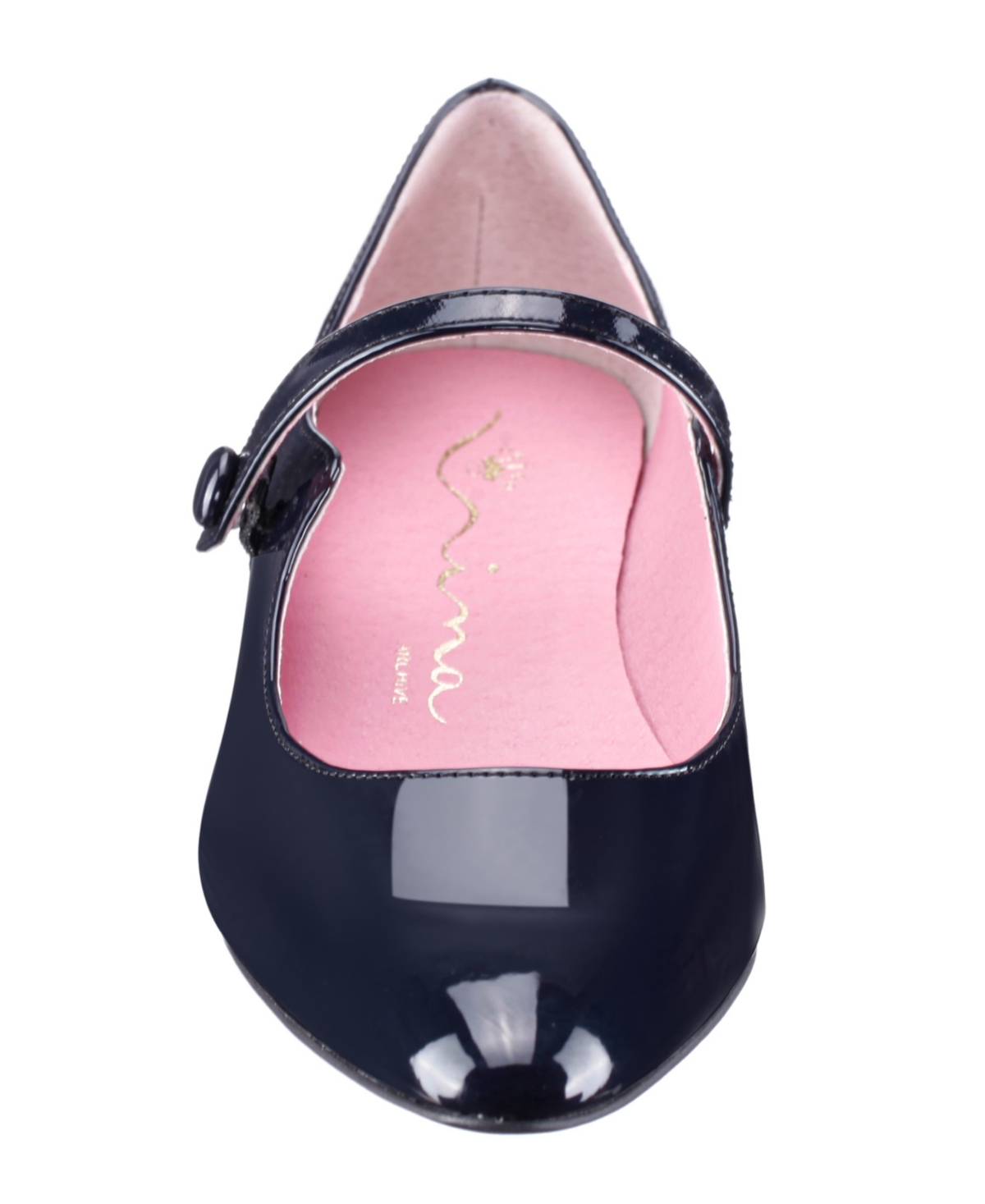 Nina Women's Chic Retro Mary Jane Low Heel Pumps In Black