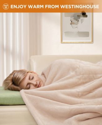 Heated Flannel Blanket, Queen