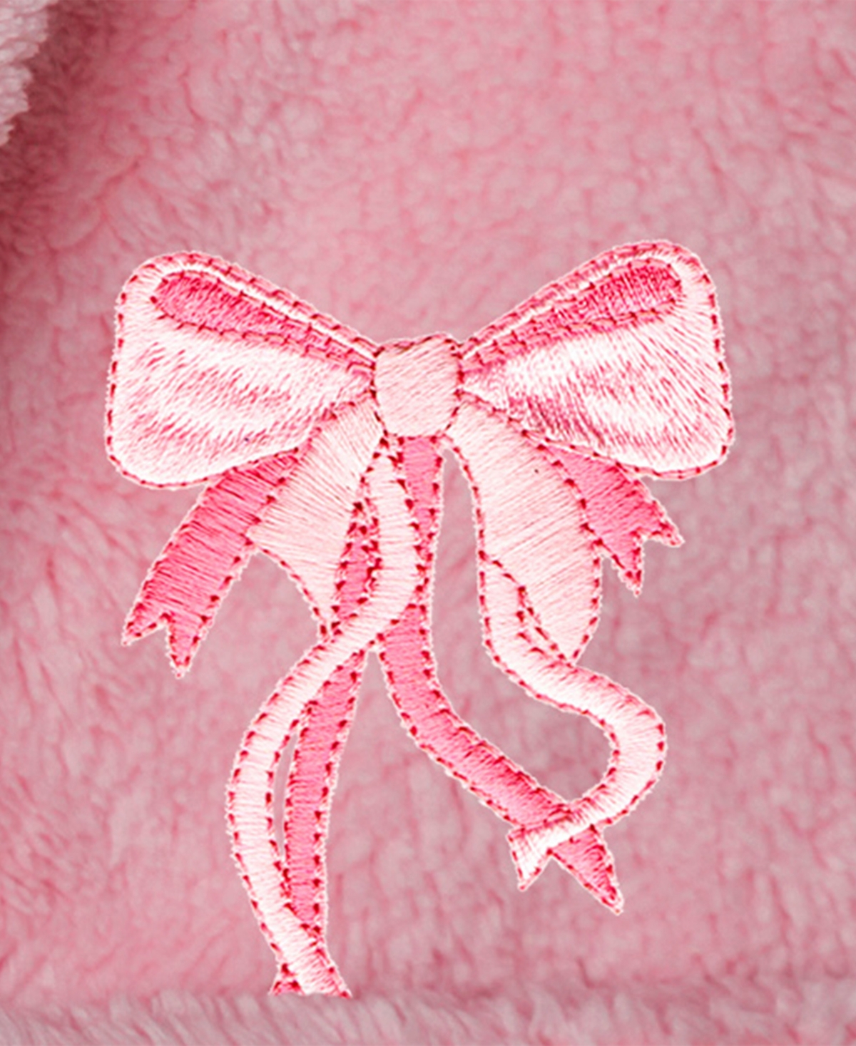 Linum Home Kids Snowman Super Plush Double Brushed Hooded Bathrobe In Pink,pink