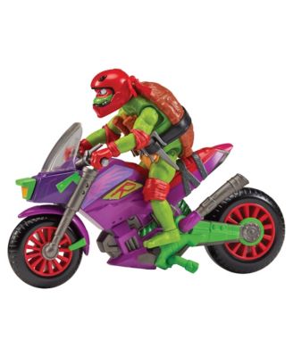 Purple Dragon Cycle with Raphael Action Figure Toy