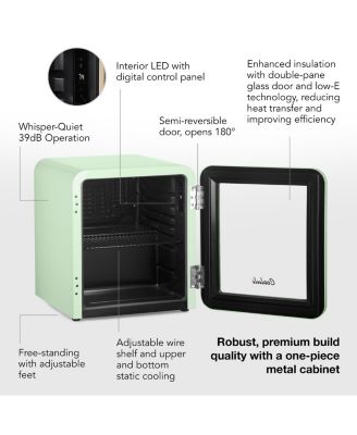 Decor 1.7 cuft Glass Beverage Cooler