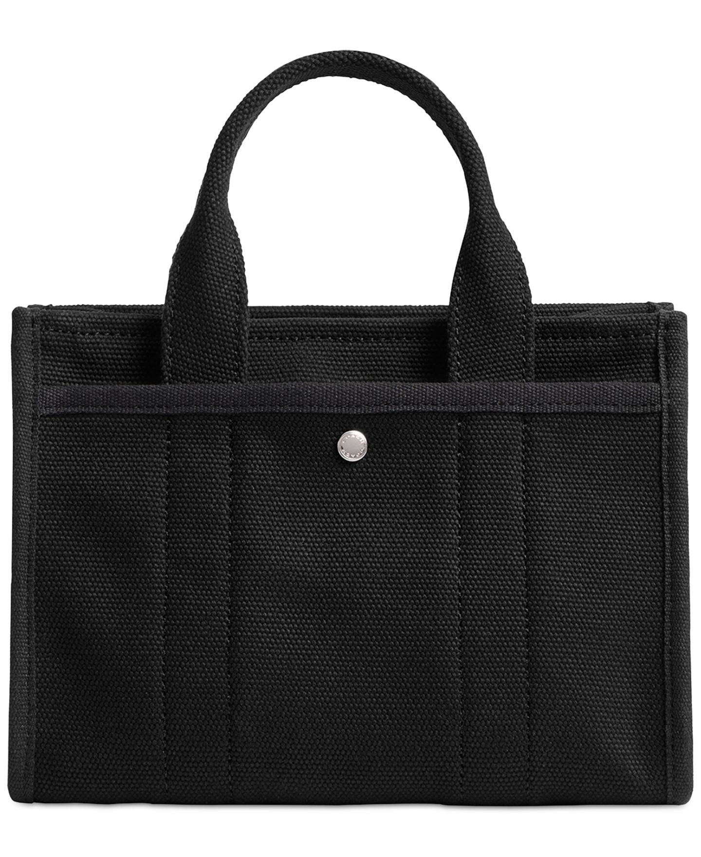 Женская сумка COACH Cargo Mini Canvas 20, цвет: Серебряный / Чёрный — фото 4
