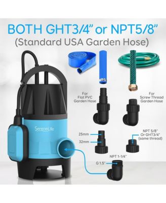 Electric Submersible Water Pump, 400W, 1980 GPH