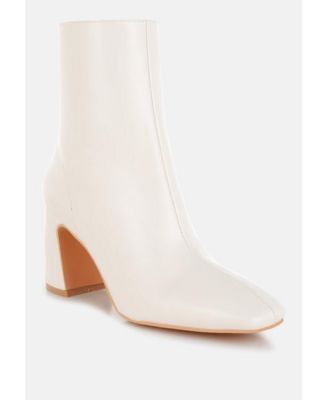 Womens Bruna Square Toe Ankle Boots